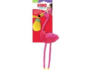Hračka KONG Cat Tropics flamingo