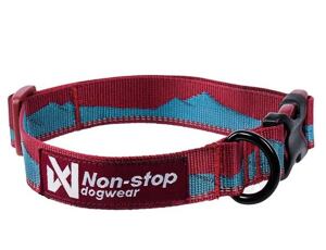 Non-stop Dogwear Trail quest collar teal/vínová