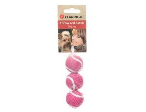 Flamingo Mini tenisáky 3ks růžové