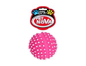 Pet Nova - Dentální míček s ostny růžový 6,5cm