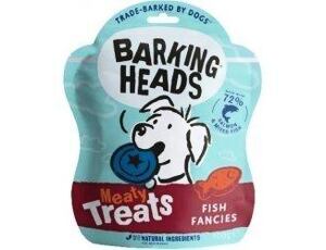 BARKING HEADS Meaty Treats Fish Fancies 100g