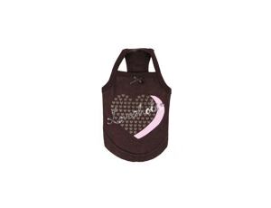 Pinkaholic Romance tričko - hnědé