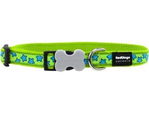 Red Dingo obojek se vzorem 30-47 cm, šířka 20 mm - Stars Turquoise