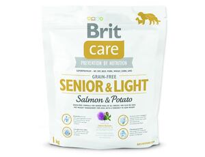 Brit Care Grain-free Senior & Light  Salmon & Potato 1 kg