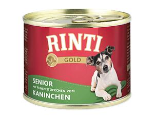 Konzerva RINTI Gold senior králík 185 g