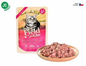 Sam's Field Fillets with Turkey & Broccoli - koťata 85 g