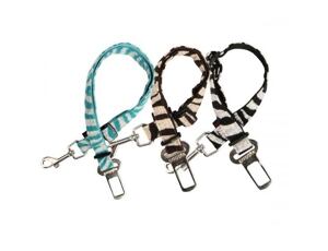 Puppia Modern Zebra Dog Seatbelt Lead bezpečnostní pás do auta - L