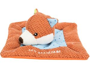 Trixie JUNIOR plyšový čtverec s liščí hlavou 13x13 cm