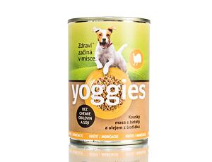 Yoggies konz. Krůtí s batáty a bodlákovým olejem 400g