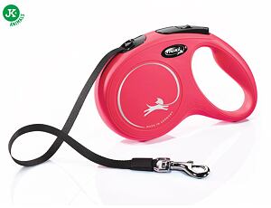 Vodítko FLEXI Classic páska červené M - 5 m/25 kg