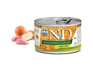 N&D DOG LOW GRAIN Adult Boar & Apple Mini 140g