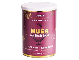 LOUIE konz. pro psy Husa na boží hod 400 g