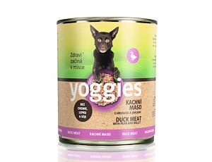 Yoggies Kachní maso s hruškou a jáhlami 800g