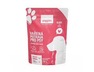 Yoggies Vařená potrava pro psy – kuřecí maso s rýží