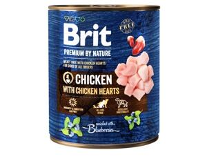 Brit Premium Dog by Nature konz Chicken & Hearts 800g