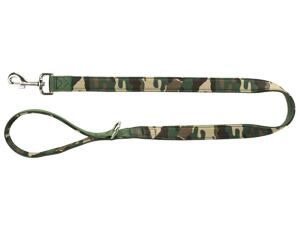 Trixie Vodítko PREMIUM s polstrovanou rukojetí L-XL, maskáč 1m/25mm