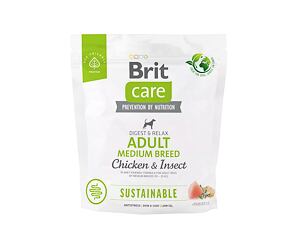 Brit Care Dog Sustainable Adult Medium Breed 1kg MDT. 10/25