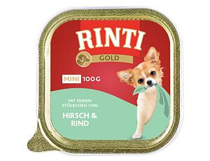 Vanička RINTI Gold jelen - hovězí 100g
