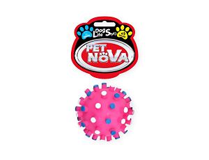 Pet Nova - Dentální míček růžový S