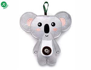 JK Koala  pískací hračka z pevné textilní látky 18 cm