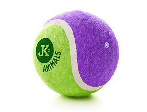 Míč tenis pískací L - 10 cm