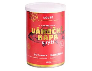 LOUIE konz. pro psy Vánoční kapr 400 g