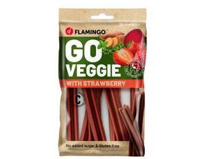 Flamingo GO Veggie Sticks jahodové 78g