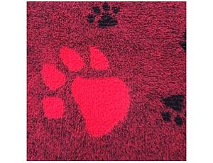 Vetbed Premium protiskluz Red big paw 30mm
