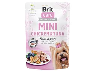 Brit Care Dog Mini Chicken&Tuna fillets in gravy 85g