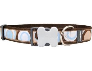 Red Dingo obojek se vzorem 50 - 80 cm - Circadelic Brown