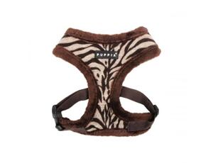Puppia Modern Zebra Harness A kšíry hnědá