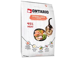 Ontario Cat Sterilised Salmon 6,5  kg