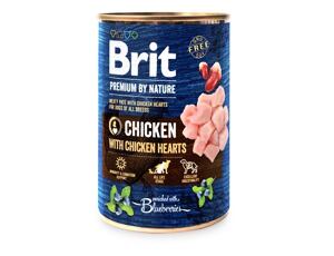 Brit Premium Dog by Nature konz Chicken & Hearts 400 g