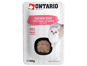 ONTARIO Kitten Soup Chicken, Carrot & Rice 40g