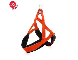 Postroj Comfort oranžový, obvod hrudníku: 68–80 cm