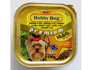 HobbyDog kuřecí/rýže 150 g