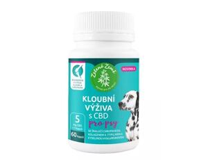 Zelená Země Kloubní výživa pro psy s CBD 60 ks MDT. 9/25