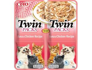 Inaba Twin Packs cat tuňák & kuře 80g