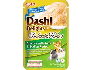 Inaba Dashi Delicate kuře,tuňák,hřebenatka 40 g