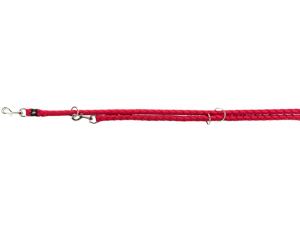 TRIXIE Vodítko CAVO kulaté prodlužovací S-M 2m/12 mm - červená