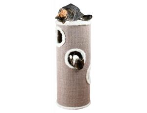 Trixie Škrabací válec pro kočky TOWER EDOARDO šedo/krémový 100 cm
