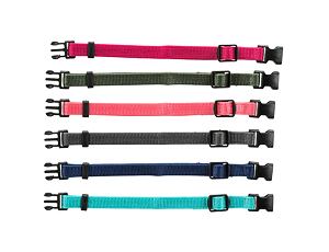 TRIXIE Balení nylon.rozeznávacích obojků pro štěňata S-M 17-25cm/10mm