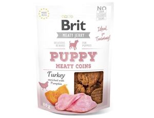 Brit Jerky Puppy Turkey Meaty Coins 80g
