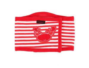 Puppia protiznačkovací pás pro pejsky Beach Party Manner Band - červená