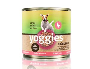 Yoggies drůbeží konzerva s ovesnými vločkami a zeleninou 200g
