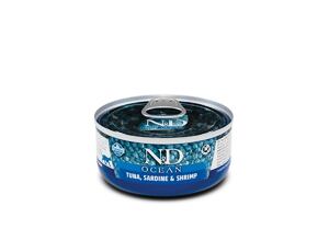 N&D CAT OCEAN Adult Tuna & Sardine & Shrimps 70g