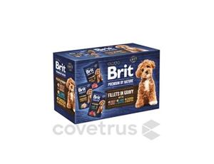 Brit Premium Dog Fillets Gravy Multipack 12 x 85g