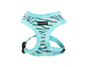 Puppia Modern Zebra Harness A kšíry modrá - XL