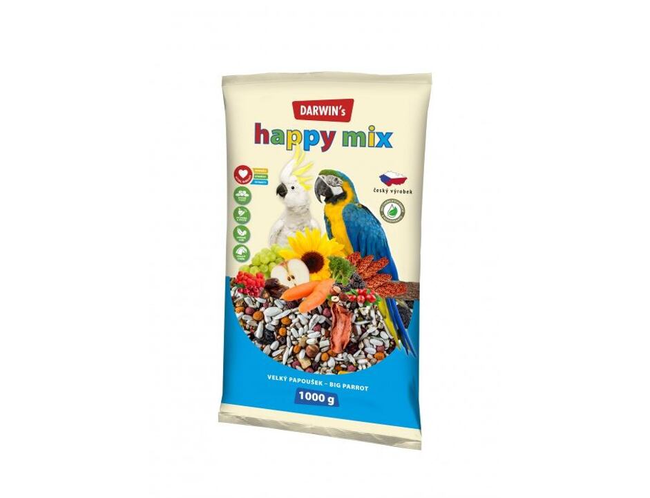 CLASSIC pro velké papoušky happy mix 1 kg
