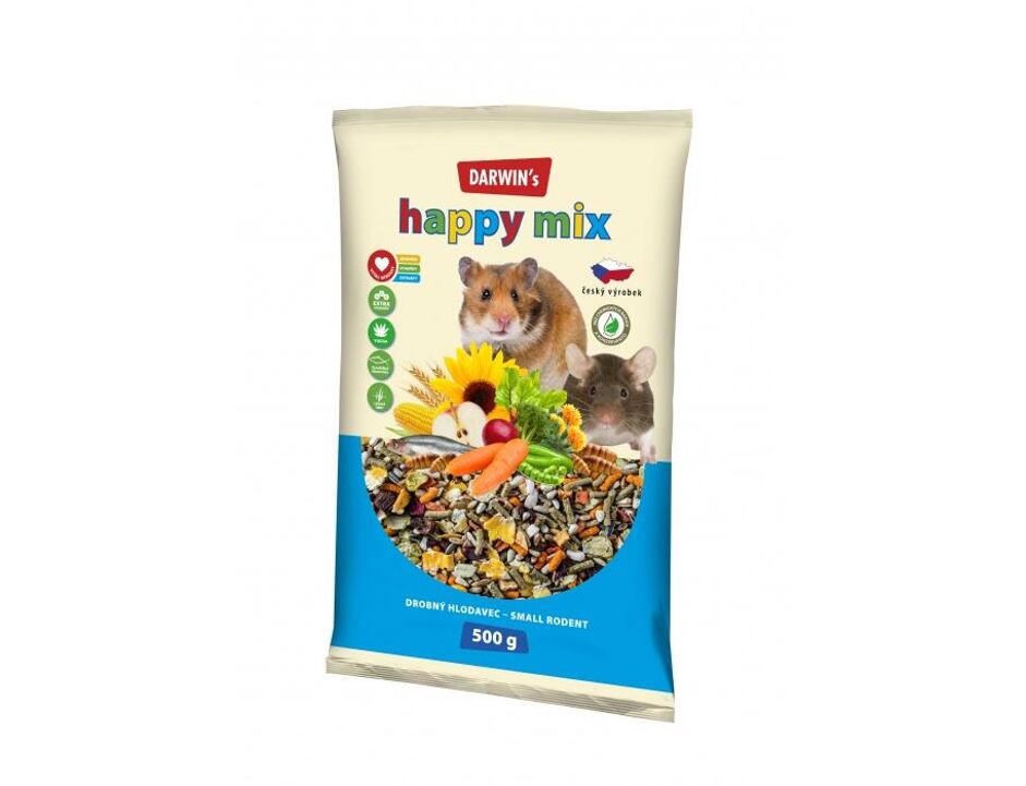 CLASSIC pro drobné hlodavce - happy mix 500 g